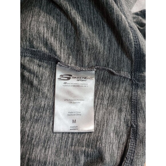 Skechers Women Gray Long Sleeve  Fleece Sz  M - Picture 10 of 11